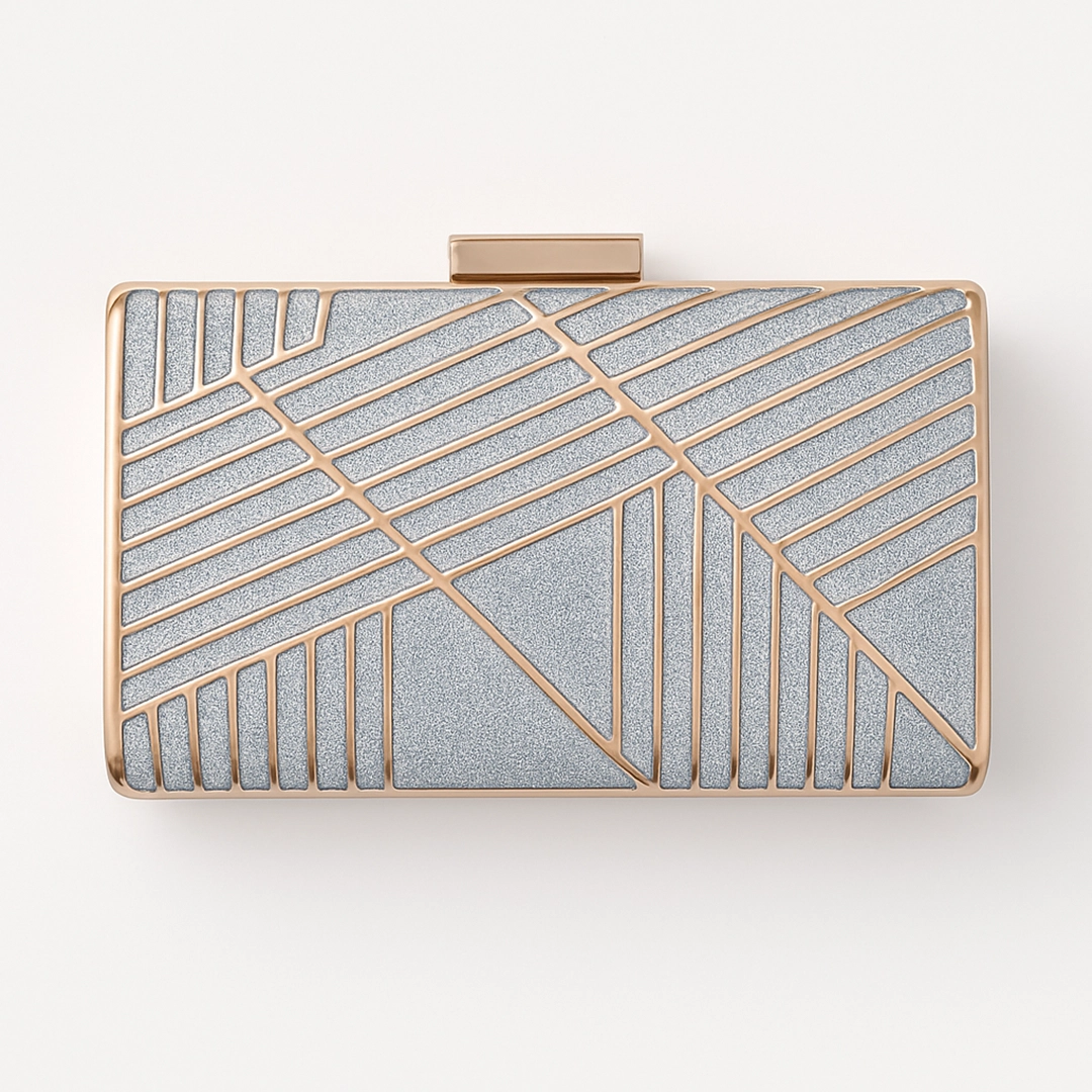 Silver Clutch Bag