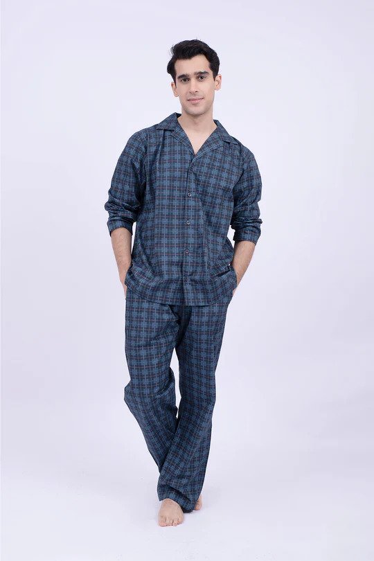 Men Everyday Woven Night Suit