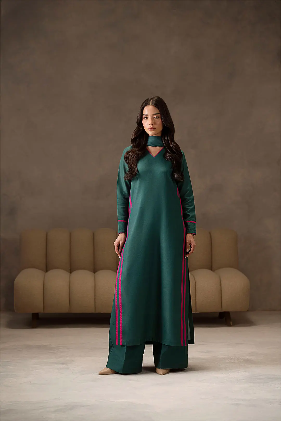 3 piece stitched suit- Celyne