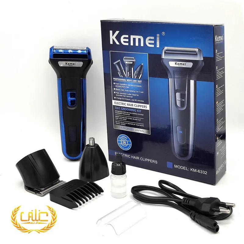 Kemei 3in1 Hair Clipper Trimmer (KM-6332)