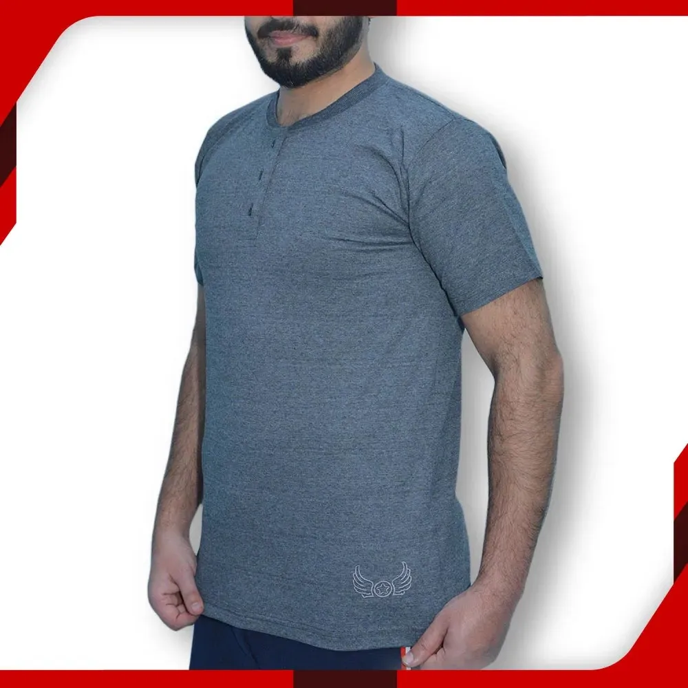Grey Plain Tshirts for Men