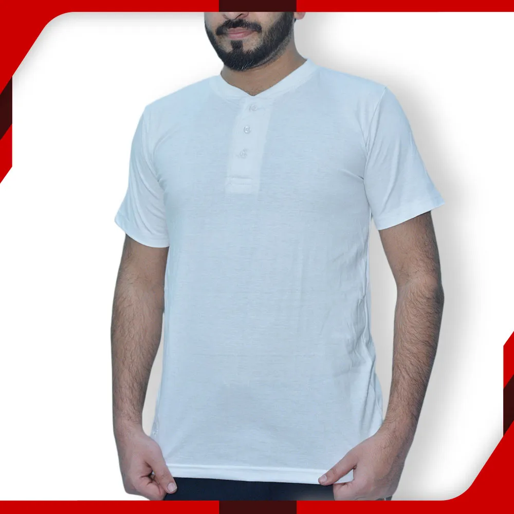 White Plain Tshirts for Men
