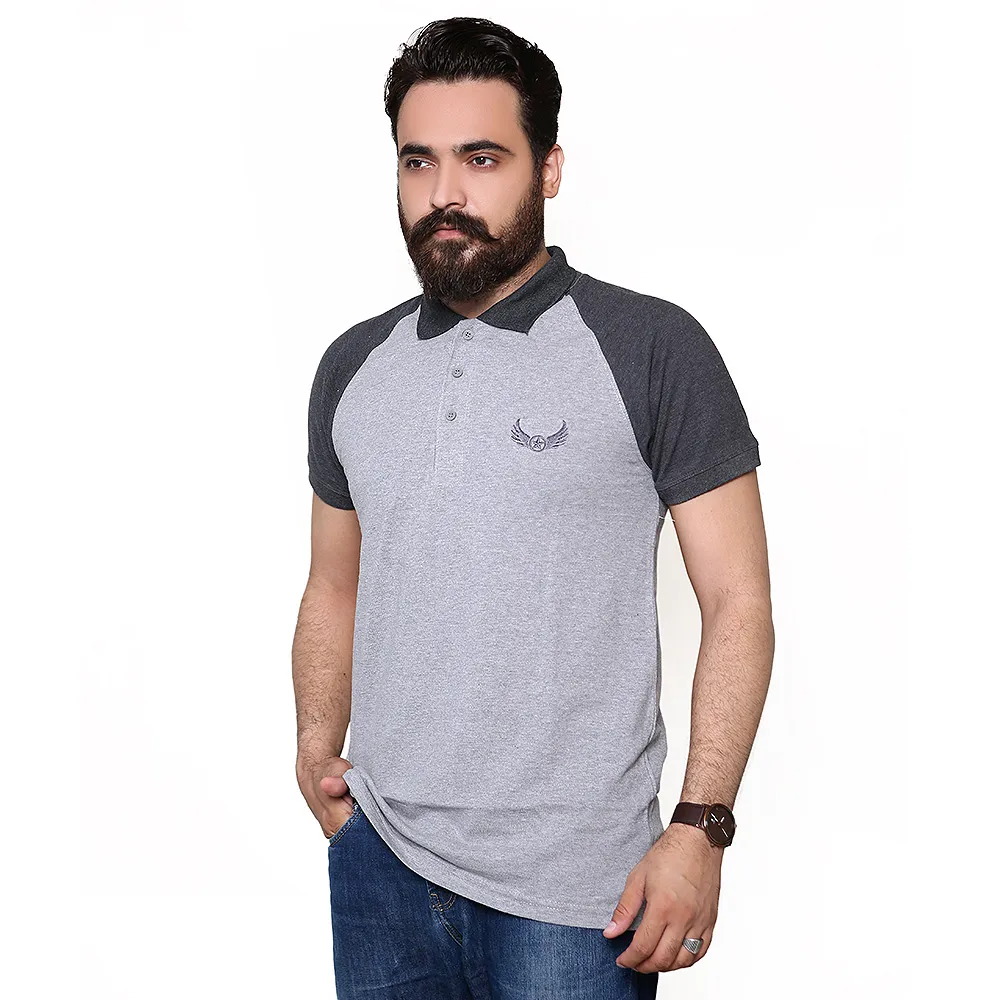 Sporty Grey Polo Tshirts for Men