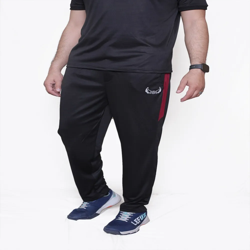 Maroon Black Sports Trouser for Men
