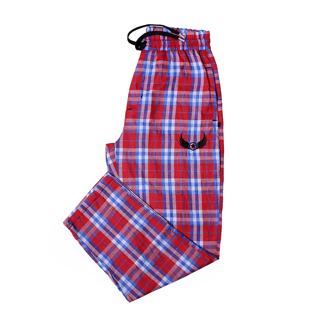 Red Cotton Trousers For Men