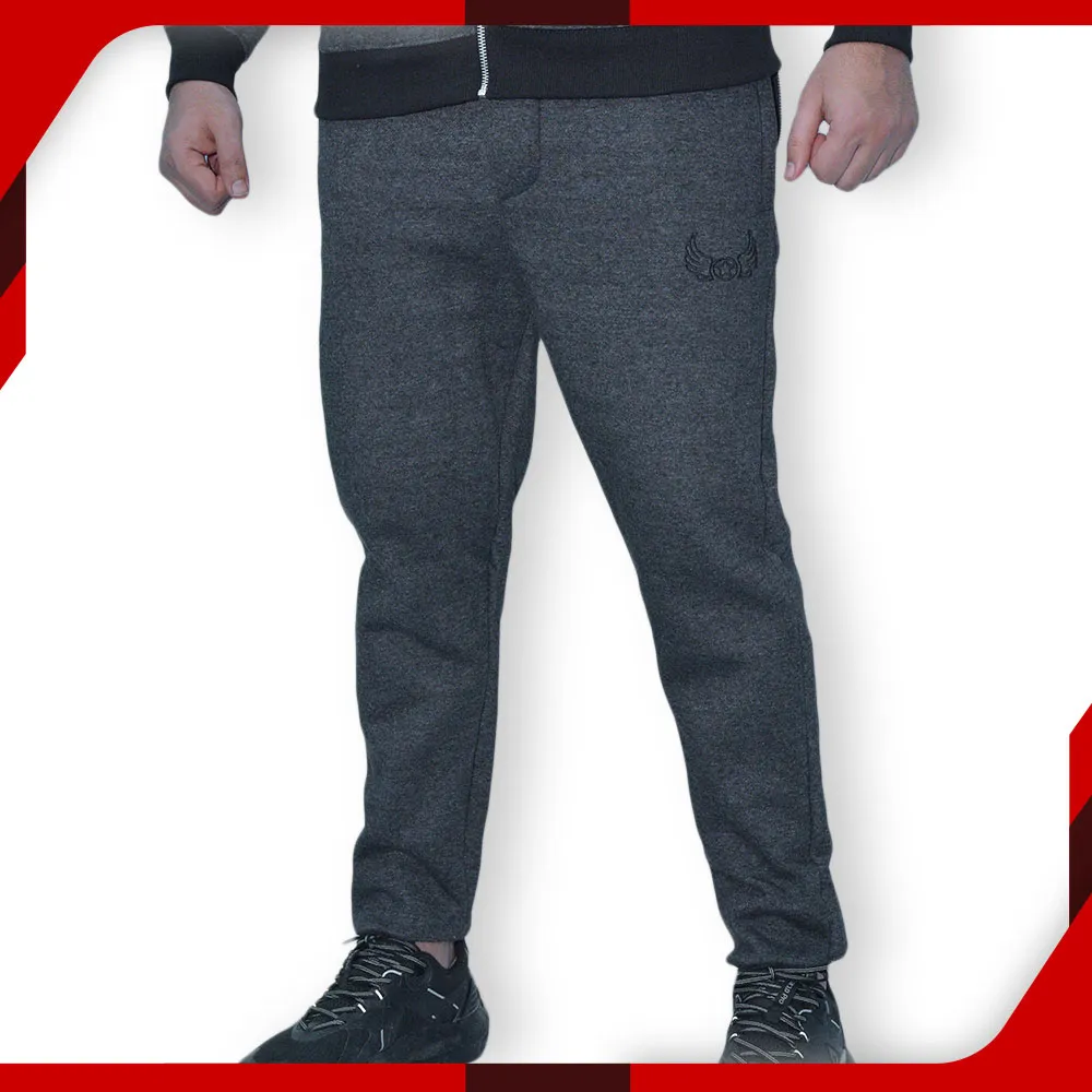 WINGS Fleece Trousers for Men Charcoal