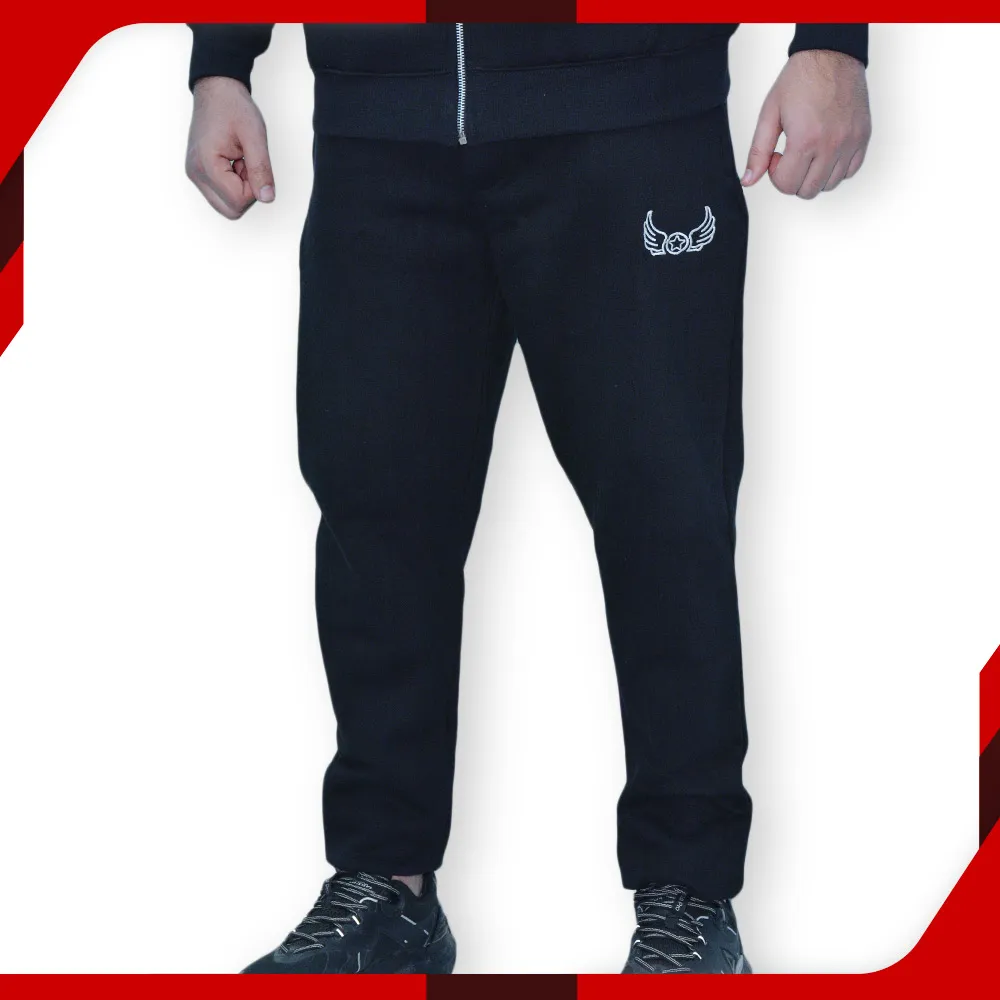 WINGS Fleece Trousers for Men Black