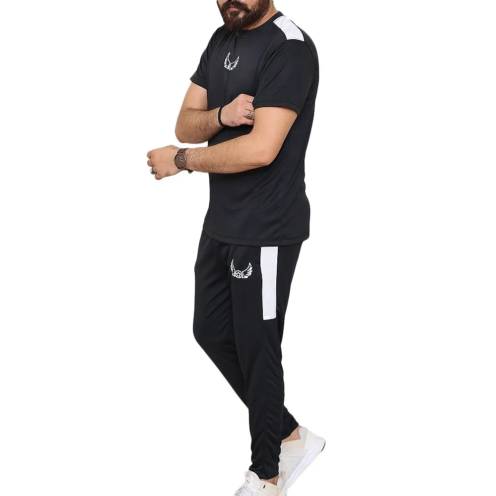 Black Panel Active Tracksuits