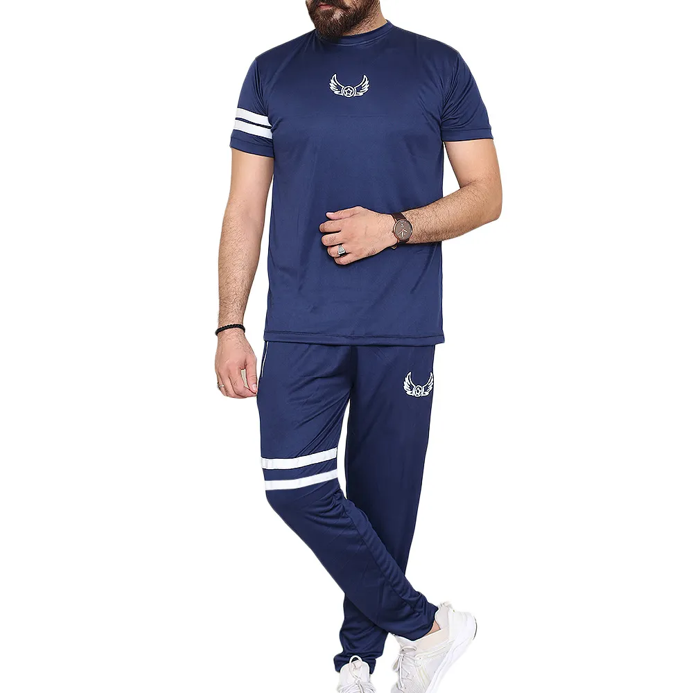 Blue Stripe Active Tracksuits