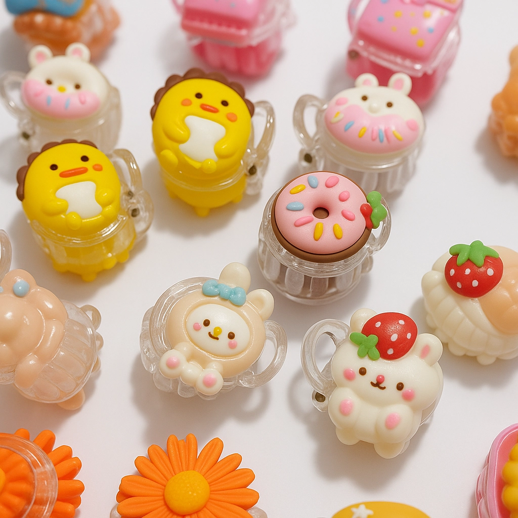 Pack of 8 mini hair clips