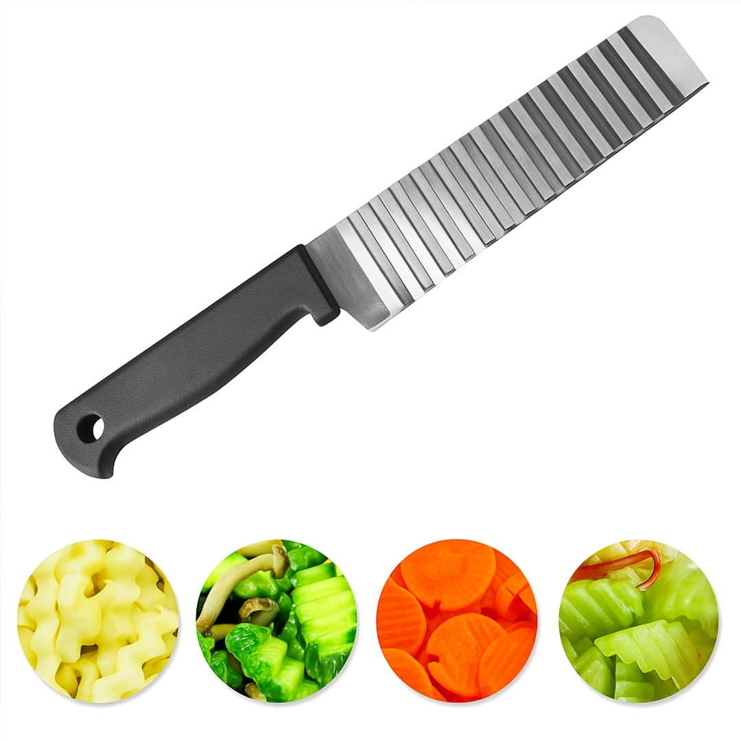 Wavy Crinkle Cutter Knife