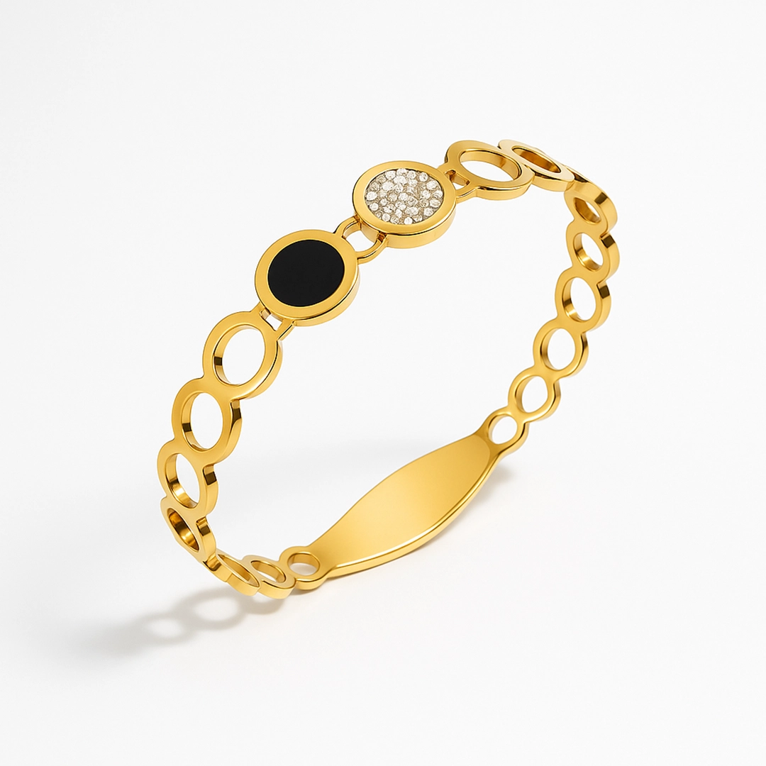 Golden Aura Circle Bracelet