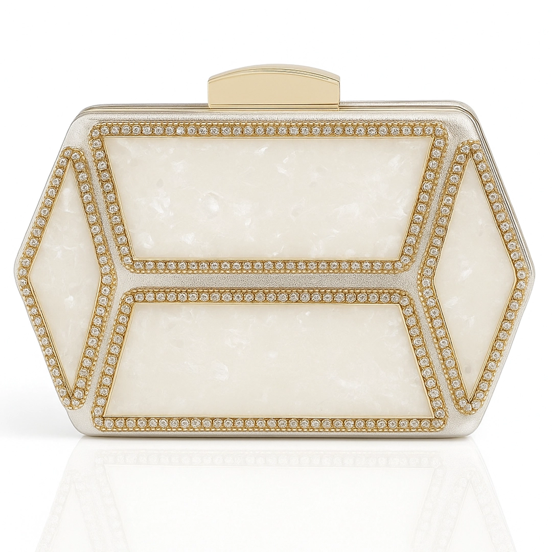 Hexa Luxe Clutch Bag