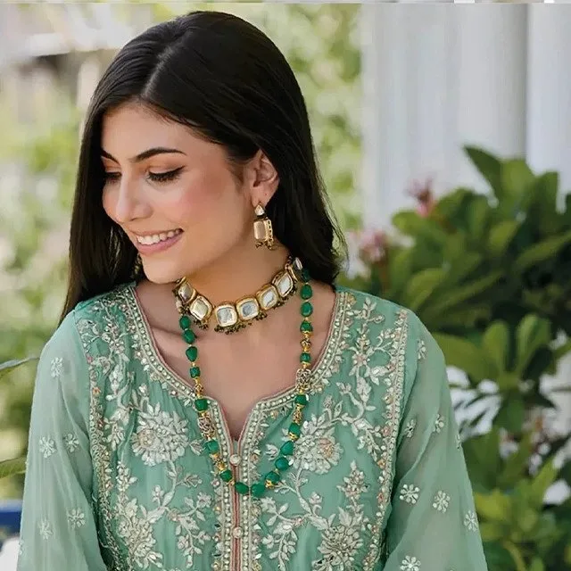 Elegant Embroidered Pakistani Suit Traditional Festive Wear