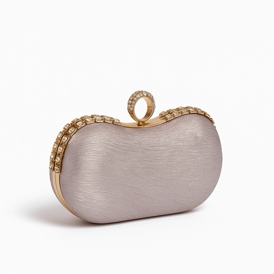 Aurora Luxe Crystal Clutch