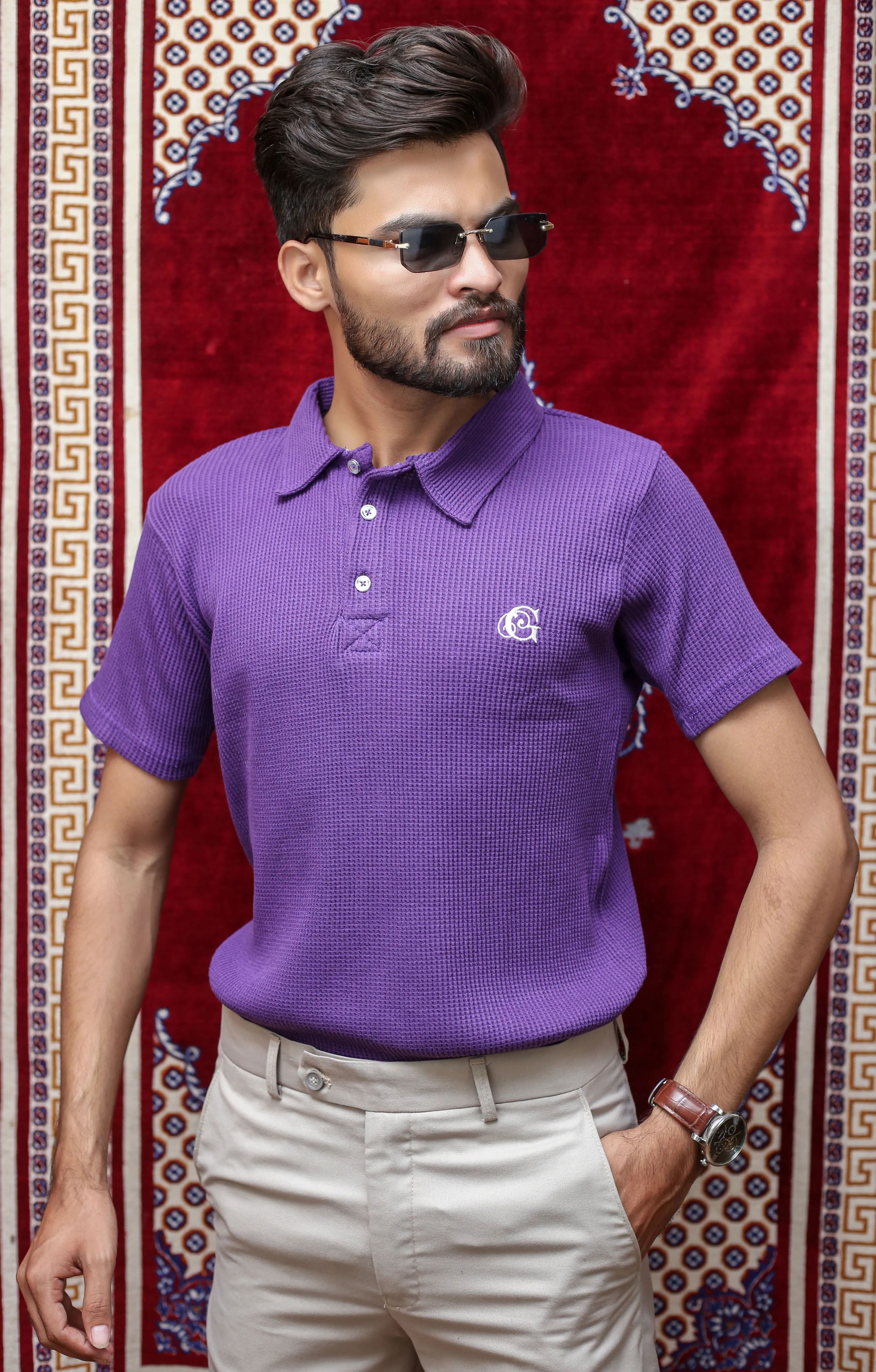 GLO-114 Regal Knit Polo