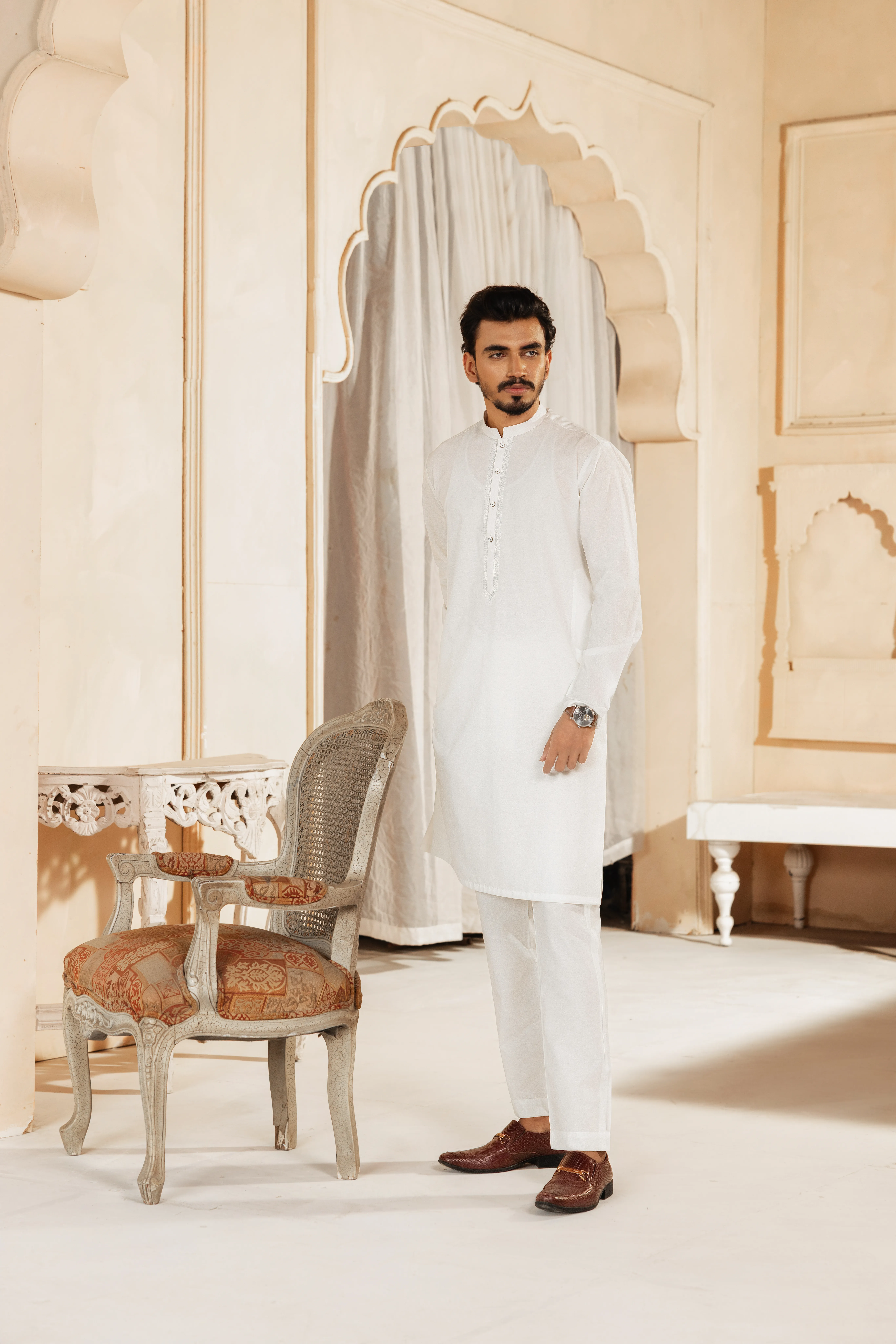 2 Pc Shadow White KRD-S-M-S -IST-3018