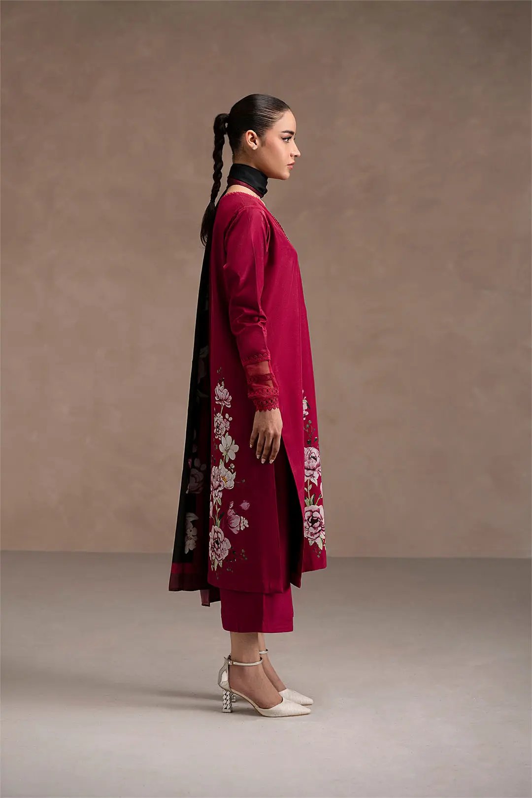 3 piece stitched suit - Calista