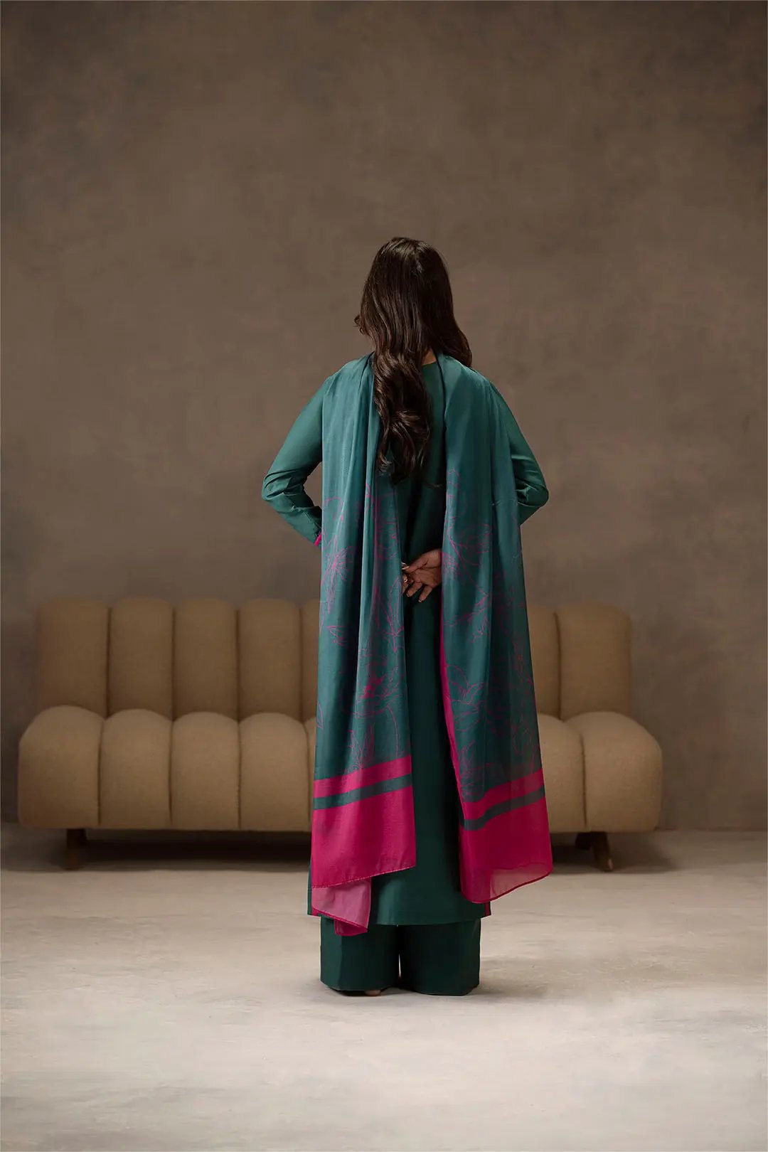 3 piece stitched suit- Celyne