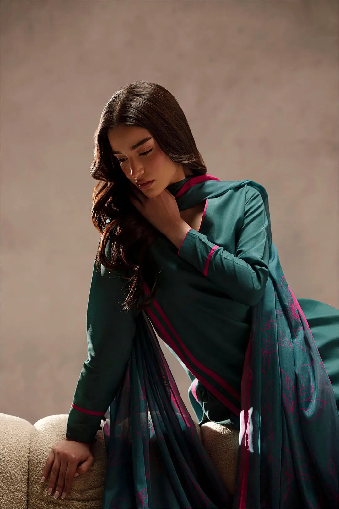 3 piece stitched suit- Celyne