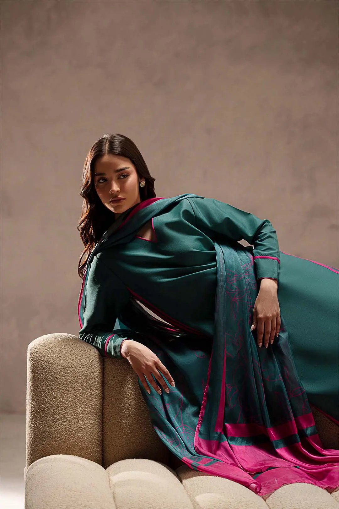 3 piece stitched suit- Celyne