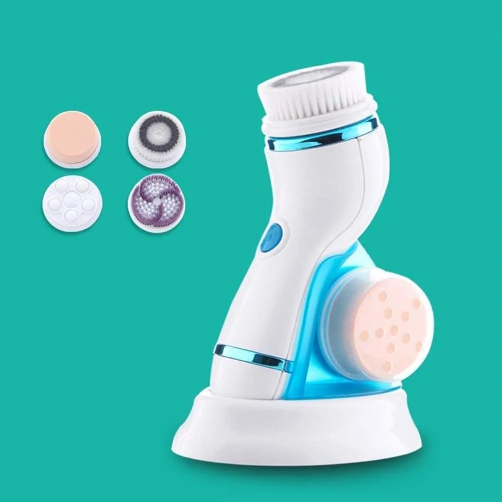 4-in-1 Electric Face Washer Facial Cleansing Blackhead Rechargeable Cleansing Brush