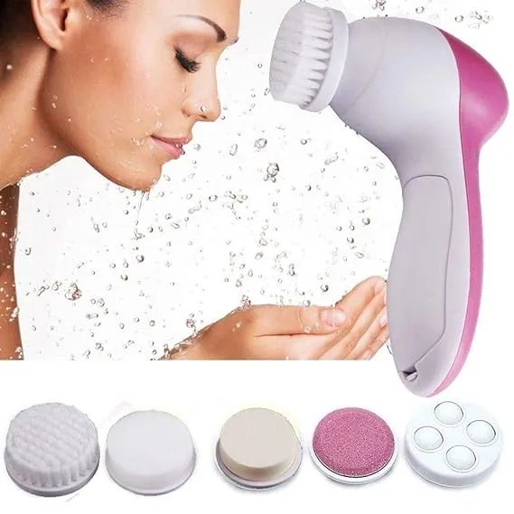 Pacifair FacialKit Multifunctional Beauty Care Brush 5 in 1 Facial Cleaner Relief Face Massager