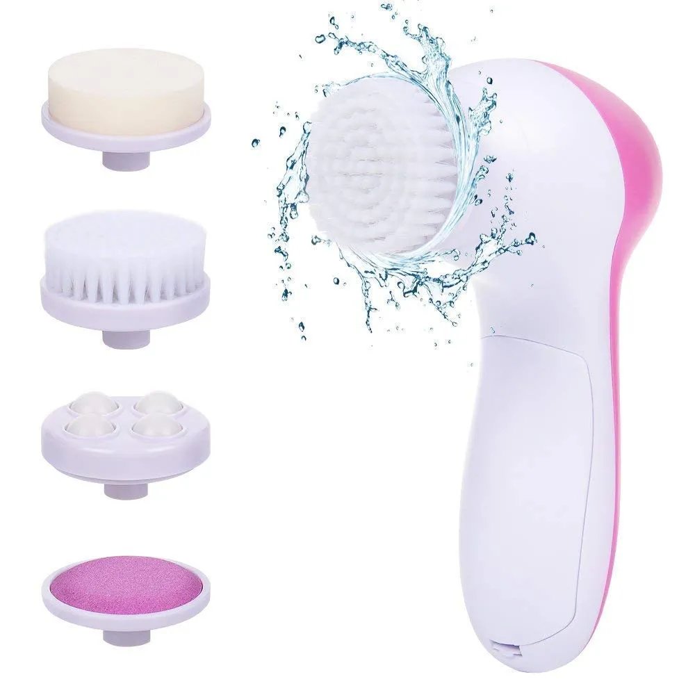 Pacifair FacialKit Multifunctional Beauty Care Brush 5 in 1 Facial Cleaner Relief Face Massager