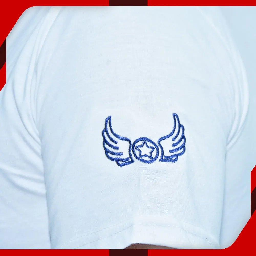 Wings White T-Shirt for Men Anchor