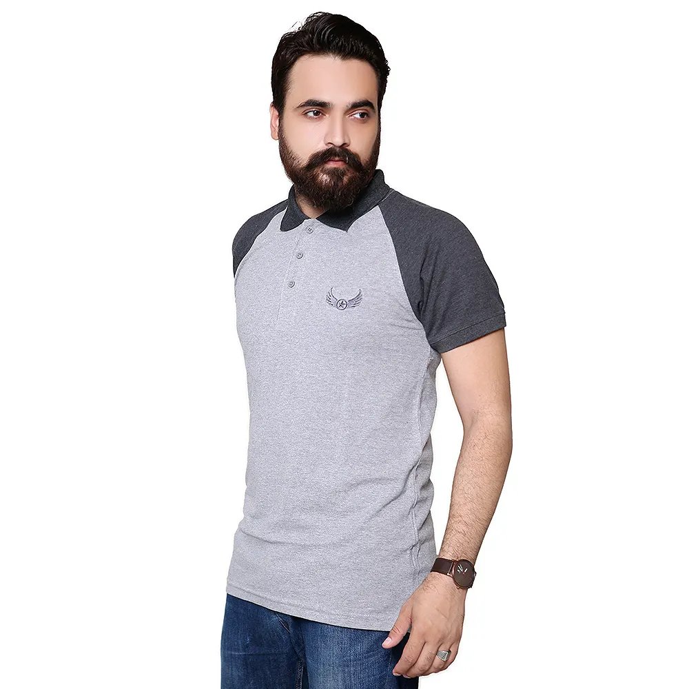 Sporty Grey Polo Tshirts for Men