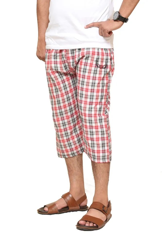 Red Line Shorts For Men