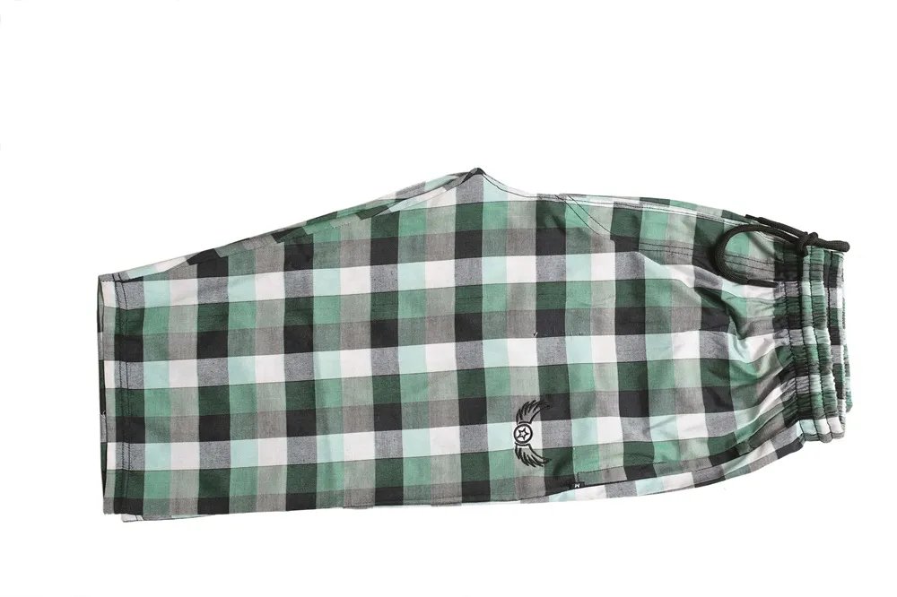 Green Cotton Shorts For Men