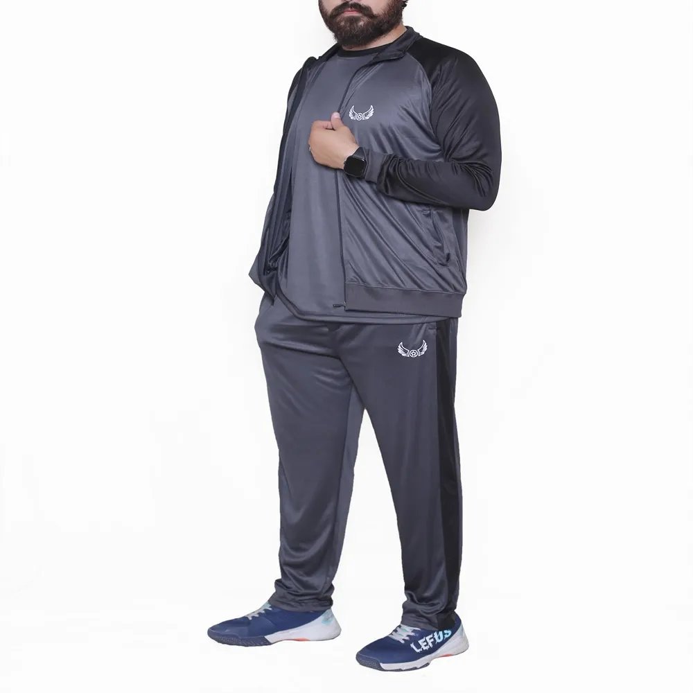 Grey Black Sports Trouser for Men