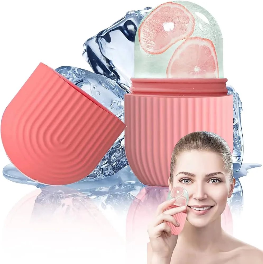 Silicone Ice Roller With Face Massager
