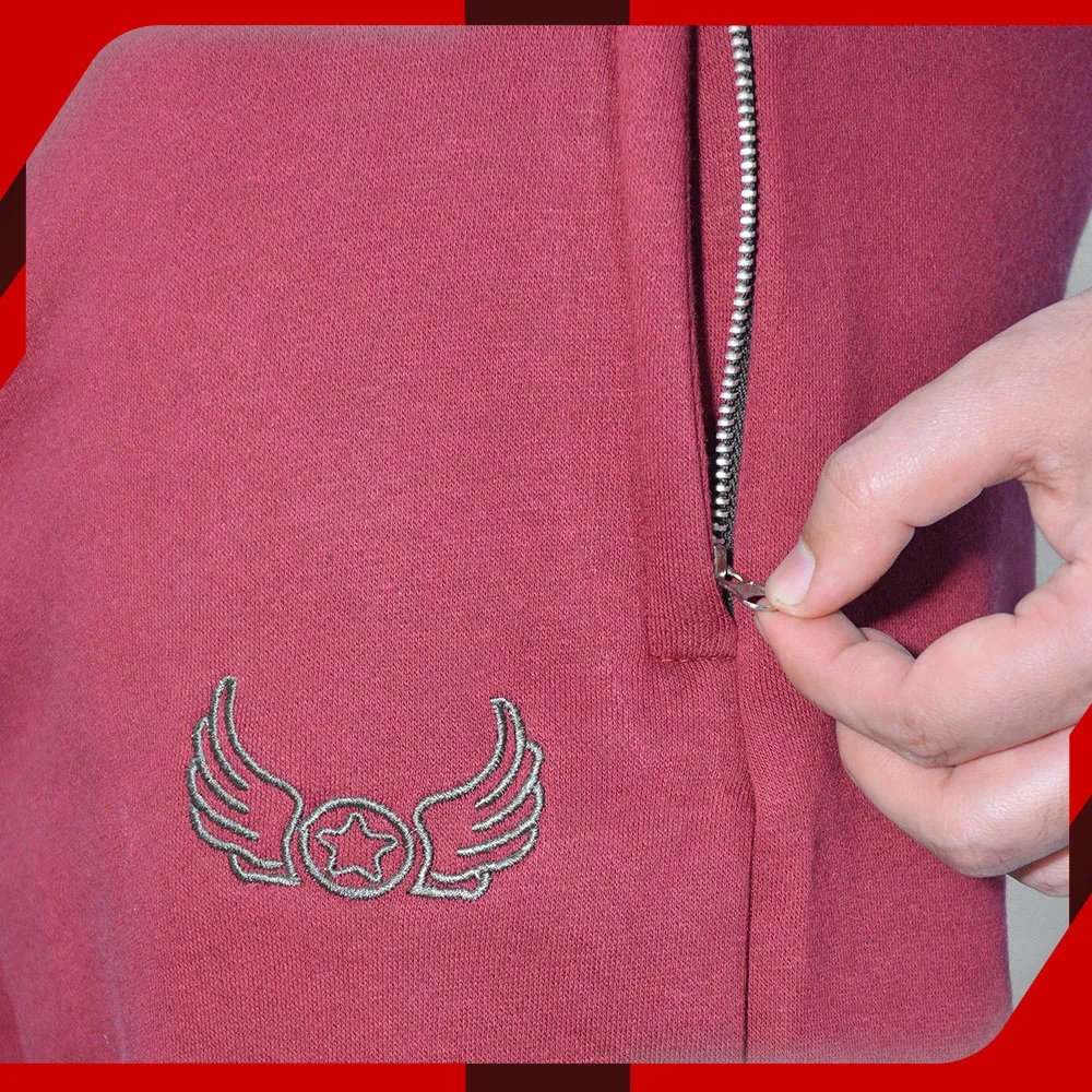 WINGS Fleece Trousers for Men Maroon