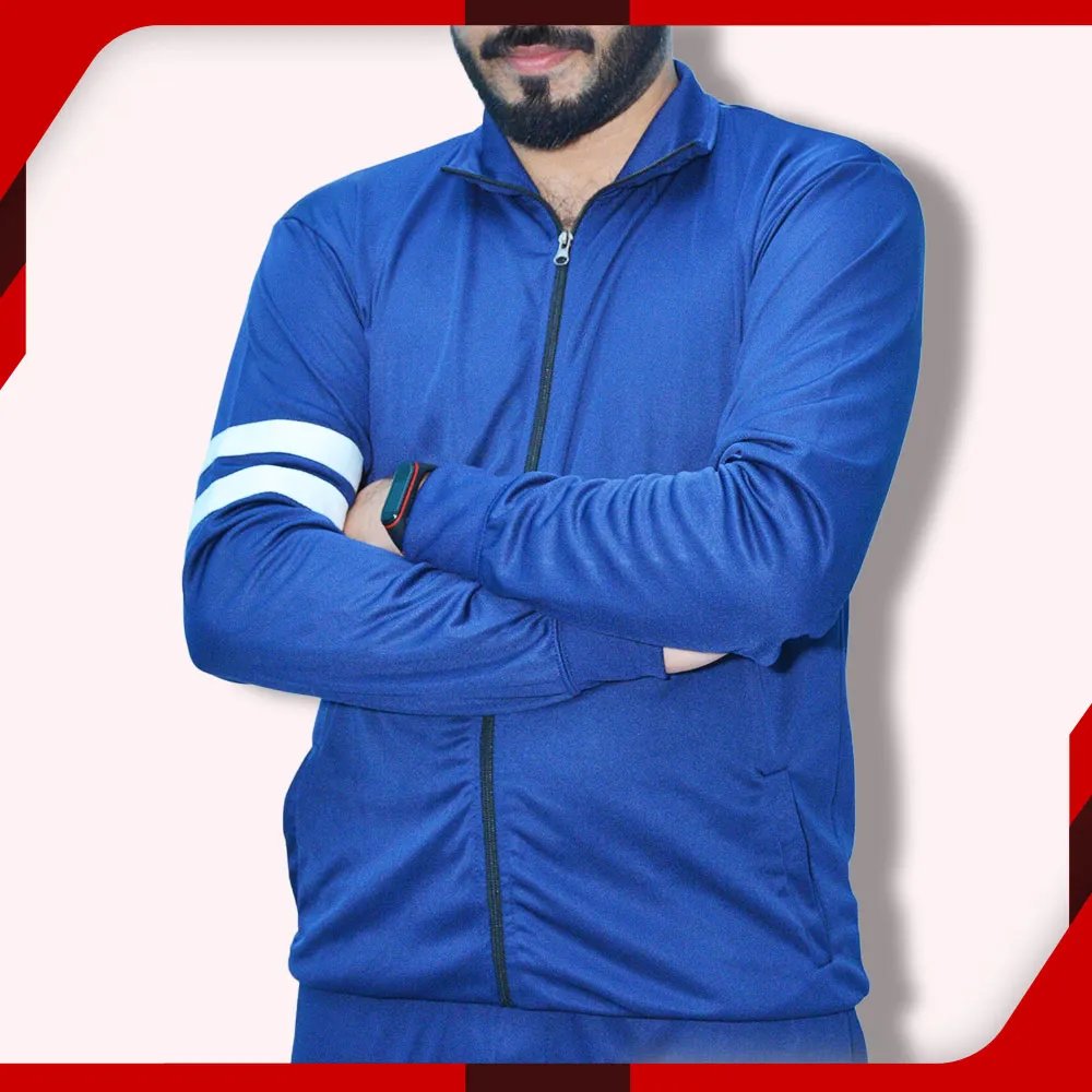 Royal Blue Sports Tracksuits for Men