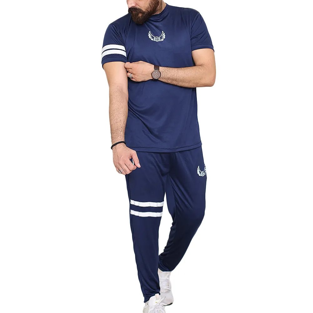 Blue Stripe Active Tracksuits