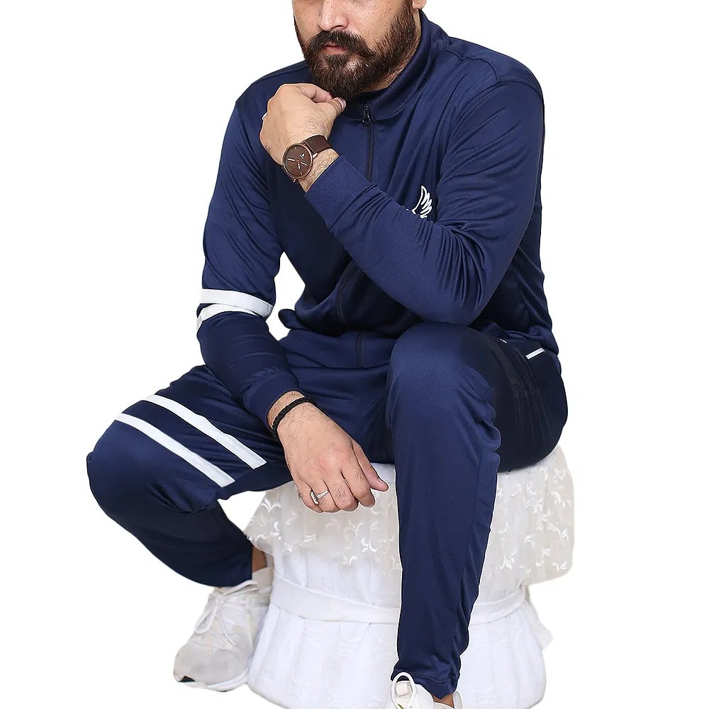 Blue Stripe Sports Tracksuits