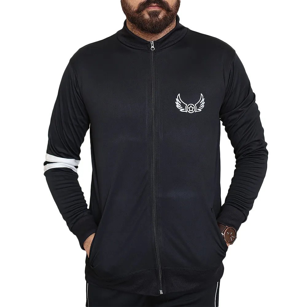 Black Stripe Sports Tracksuits