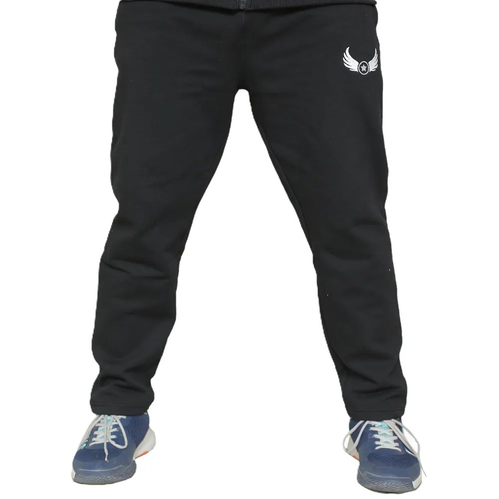 Winter Green Black zipper Fleece Tracksuit
