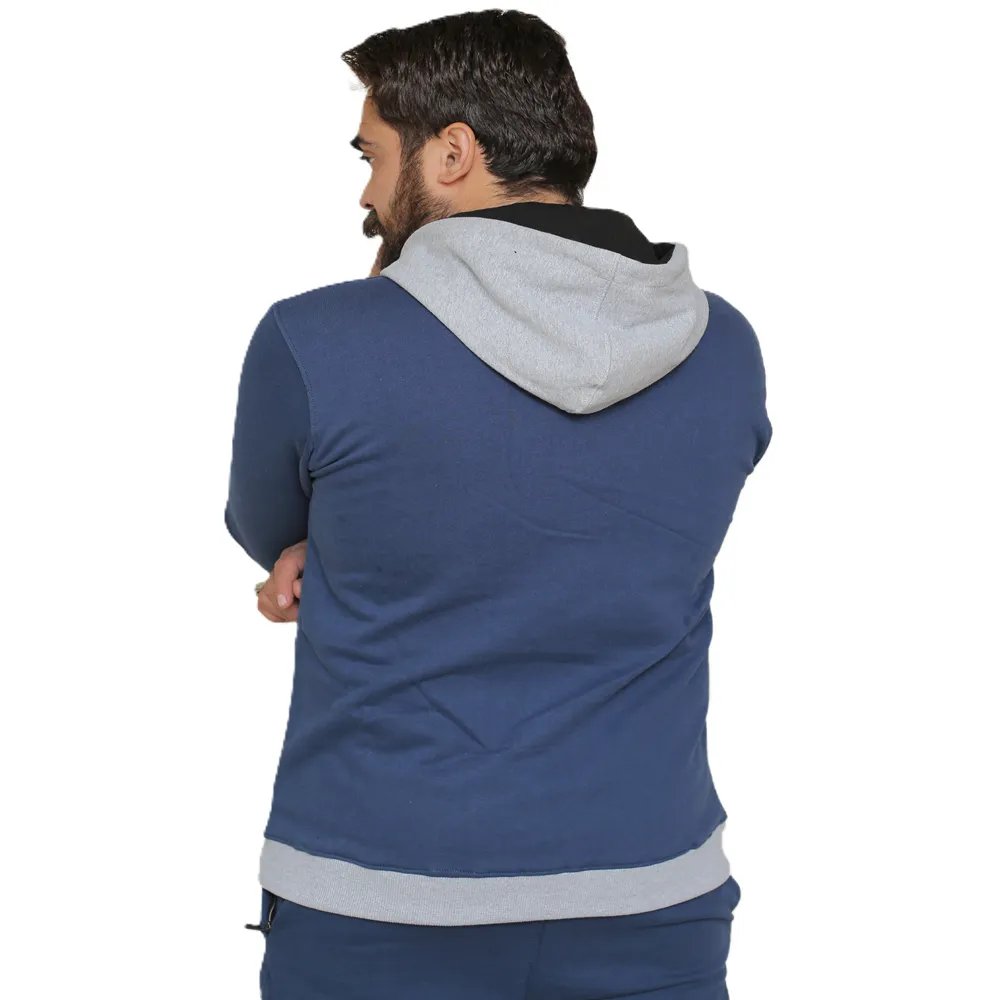 Winter Blue Grey Fleece Tracksuit