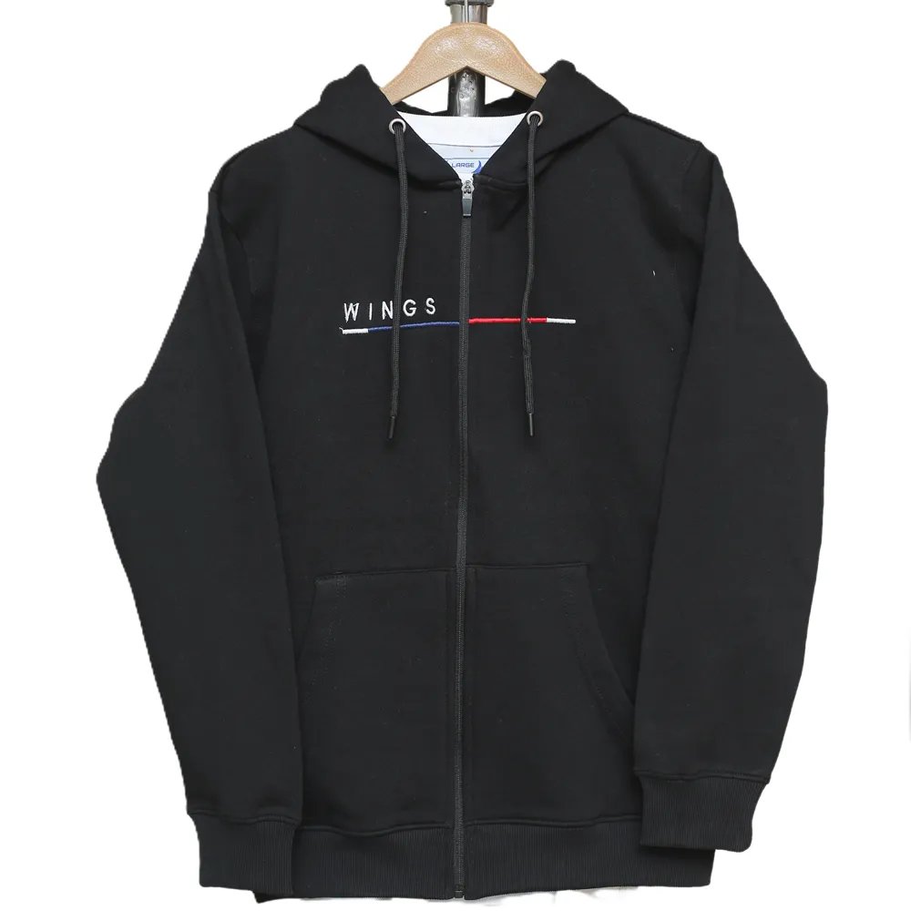 Winter Black Zipper Fleece Tracksuit