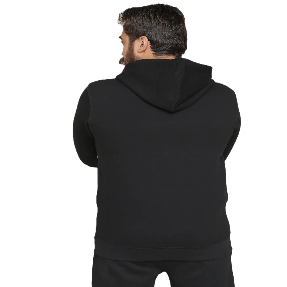Winter Black Zipper Fleece Tracksuit