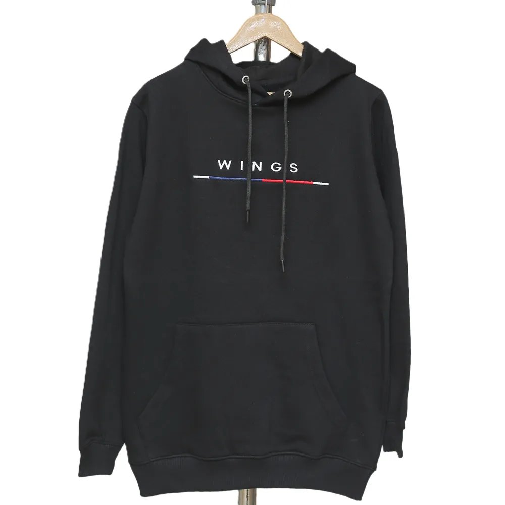 Winter Black Hoodie Fleece Tracksuit