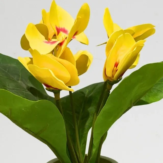 Artificial Yellow Orchid Plant