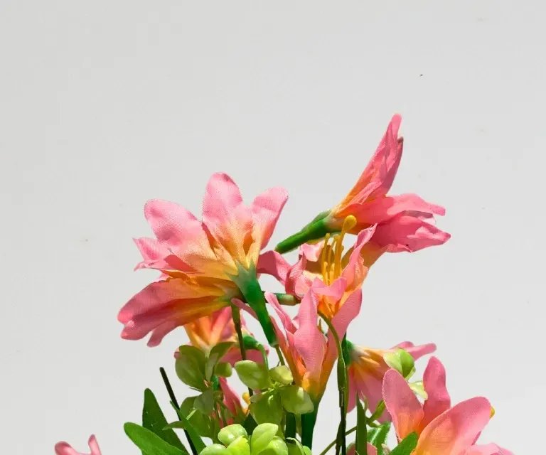 Artificial Pink Blossom Mini Plant