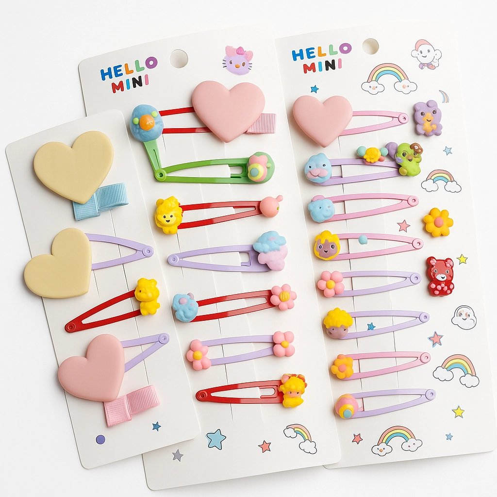 Hello Kitty Hair Clip Set for Girls