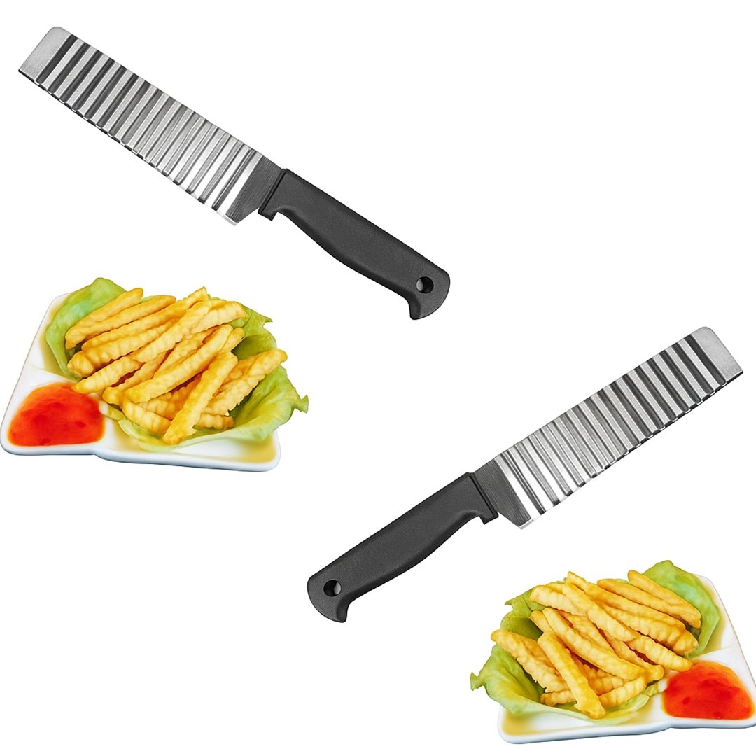 Wavy Crinkle Cutter Knife
