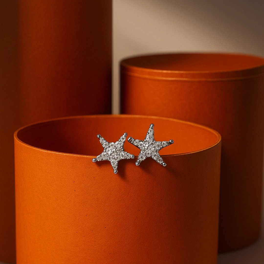 Shimmer & Charm Stud Earring Set (6 Pairs)