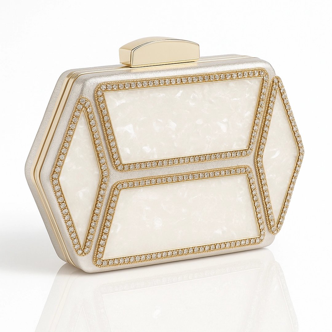 Hexa Luxe Clutch Bag